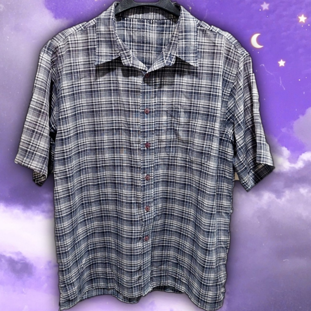 Y2k Vintage Plaid Buttoned Shirt